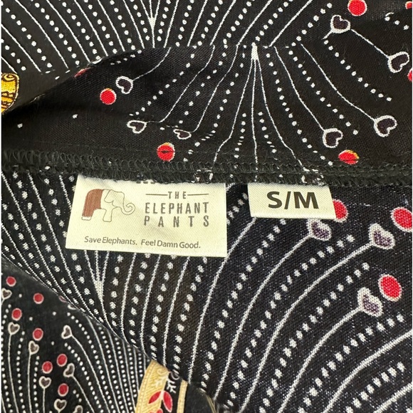 NWT The Elephant Pants Purple Gold Open Front Cardigan Boho Hippie Kimono S/M - Picture 8 of 10